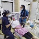 Dental treatment on a patient at Jain Dental Clinic in Bharuch