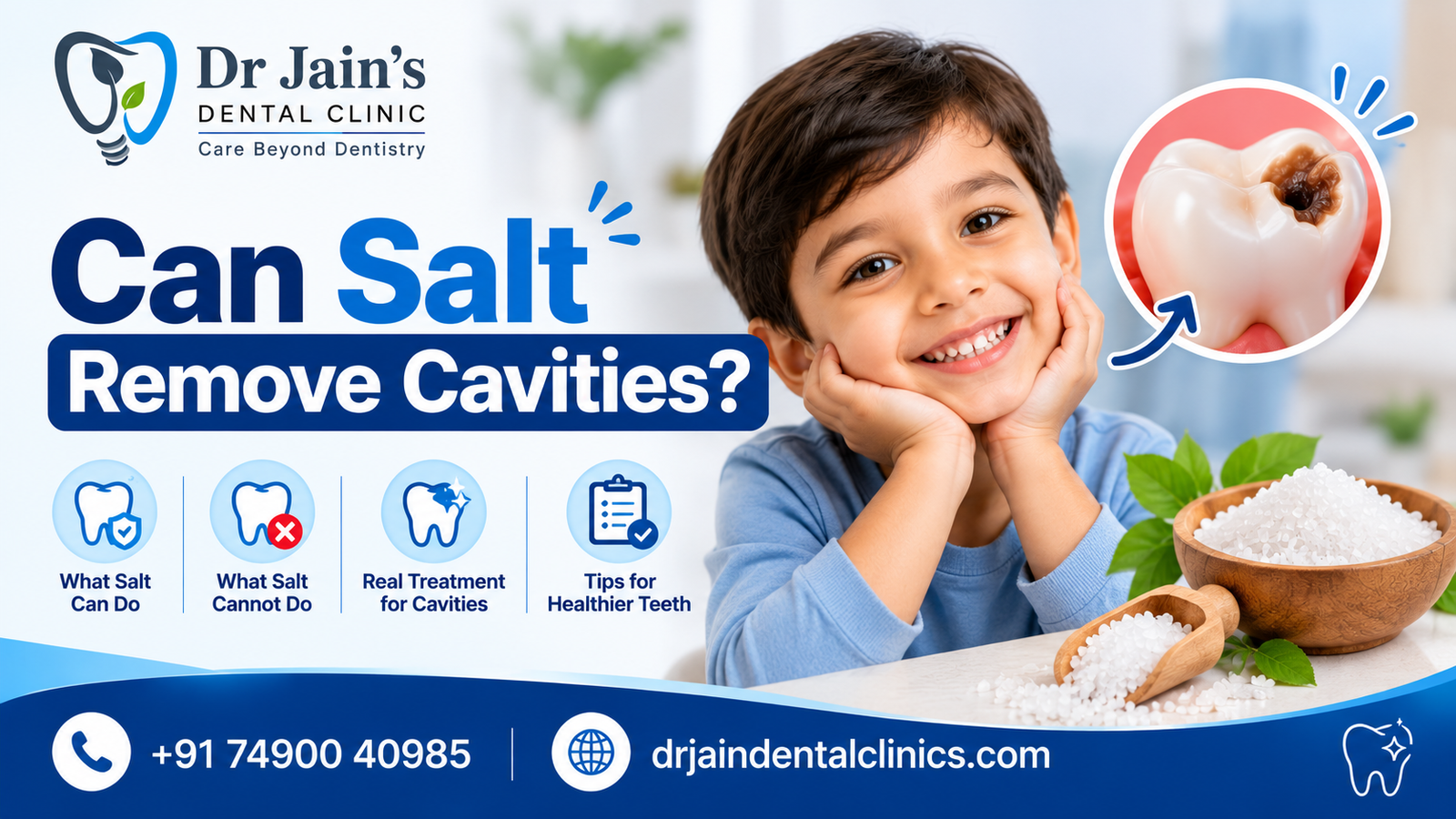 Can Salt Remove Cavities? What Actually Works